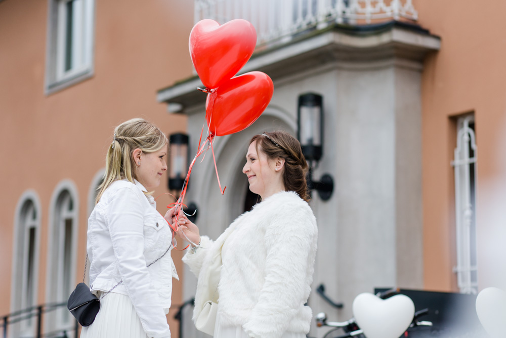 Hochzeit im Standesamt Wandsbek und Ohlendorffsche Villa in Volksdorf